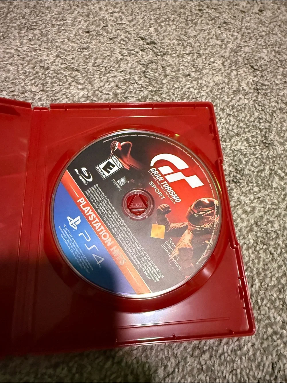 Sony Gran Turismo Sport PS4 PlayStation Hits Red Case
